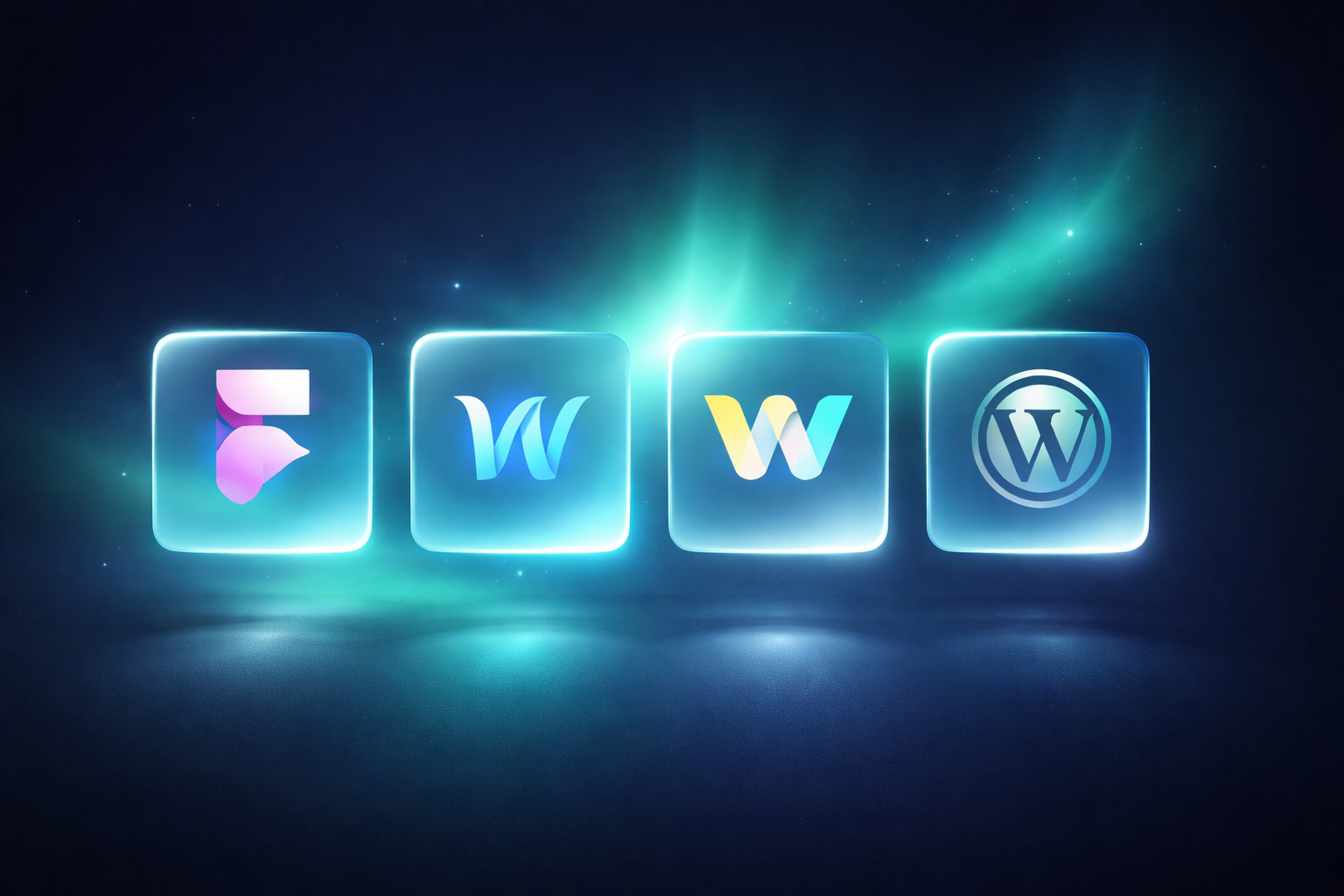 comparatif plateformes ia creation site web framer webflow wix wordpress